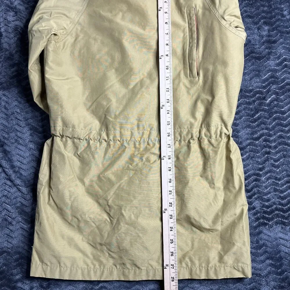 Penfield Trailwear Jacket M 60/40 Buffalo Plaid Lining Rain Waxcloth Olive Army